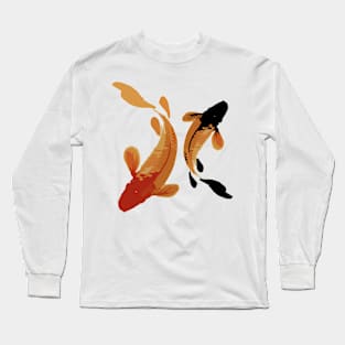 Artistic Koi fish Long Sleeve T-Shirt